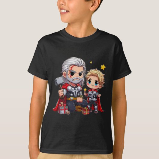 T-shirt Chibi Thor et Son (Devant)