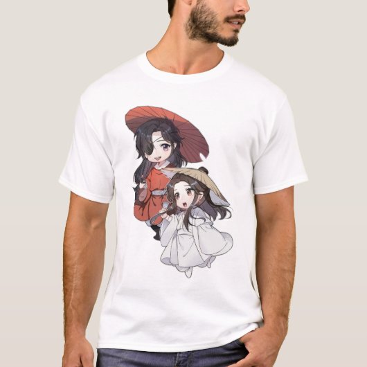 T-shirt Chibi Xie Lian & Hua Cheng (Devant)