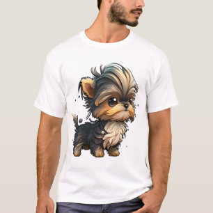 T-shirt Chibi Yorkshire Terrier