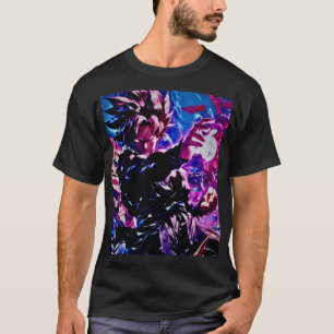 T-shirt "Chic Anime Print Tee : Vibrant Art Edition"