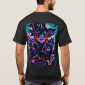 T-shirt "Chic Anime Print Tee : Vibrant Art Edition" (Dos)