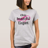 T-shirt chic, beau et élégant (Devant)
