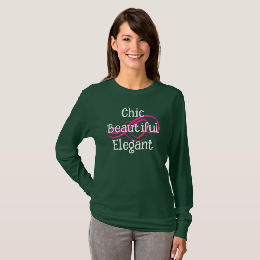 T-shirt chic, beau et élégant (Devant entier)