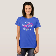 T-shirt chic, beau et élégant