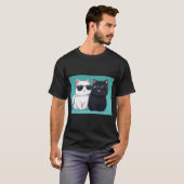 T-shirt Chic Cat Duo (Devant entier)