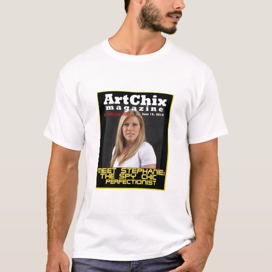 T-shirt chic d'espionne de Stephanie (Devant)