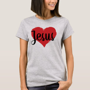 T-shirt chic mignon JESUS HEART  