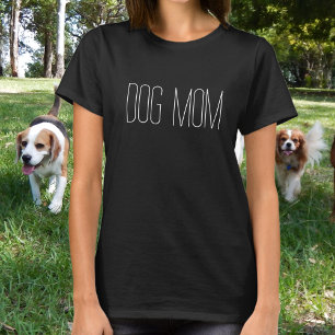 T-shirt Chic minimaliste maman chien