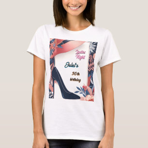 T-shirt Chic Shoe Stylish Adult Ladies Night 30e anniversa