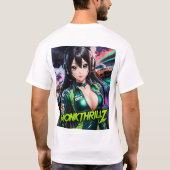 T-shirt Chica Anime en Pista de Drift - PhonkThrillz (Dos)