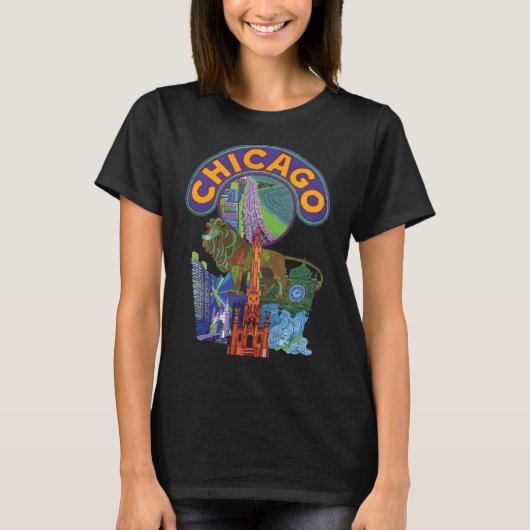 T-shirt Chicago (Devant)
