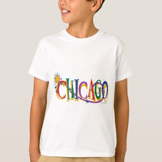 T-shirt Chicago-Avec-SUn---ENFANTS (Devant)