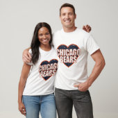 T-shirt Chicago Bears Heart (Unisexe)