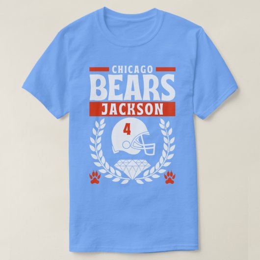 T-shirt Chicago Bears Jackson 4 Edition (Design devant)