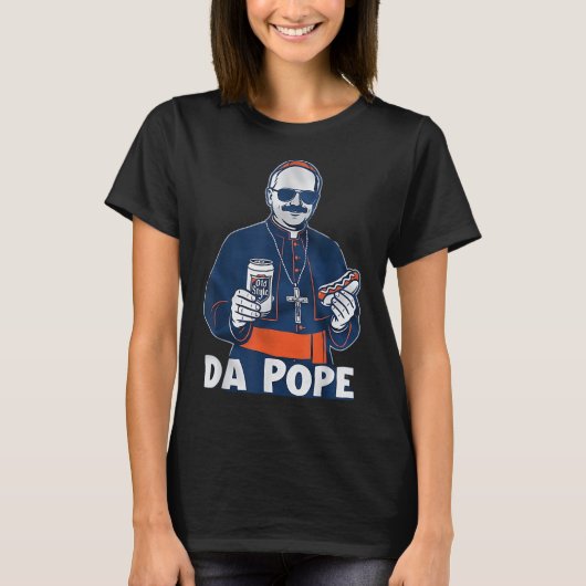 T-shirt Chicago Da Pope Funny Humour catholique (Devant)
