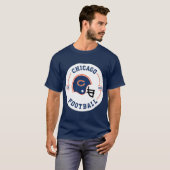 T-shirt Chicago Football Badge (Devant entier)