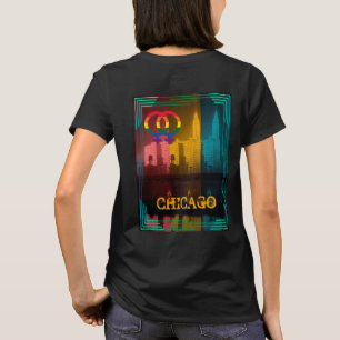 T-shirt Chicago Gay Lesbian Intérêt Wrigley Building