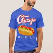 T-shirt Chicago Hot Chien Style été 4 juillet Pas de cadea (Devant)