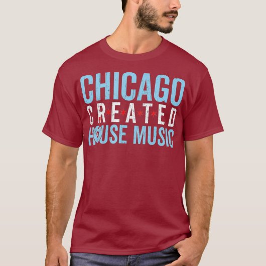T-shirt Chicago House Music - Rave Electronic Dance (Devant)