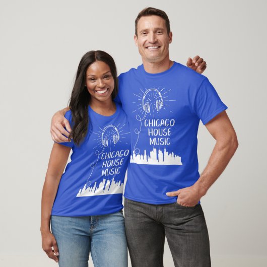 T-shirt Chicago House Music Techno DJ de danse électroniqu (Unisexe)