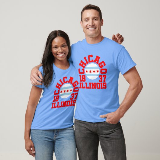 T-shirt Chicago, Illinois (Unisexe)