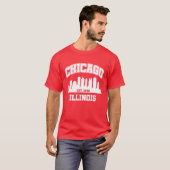 T-shirt Chicago, Illinois (Devant entier)