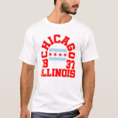 T-shirt Chicago, Illinois (Devant)