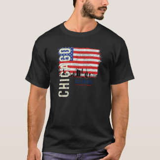 T-shirt Chicago Illinois Amerika Usa