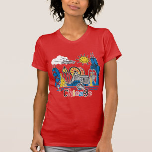 T-shirt Chicago Kids Skyline