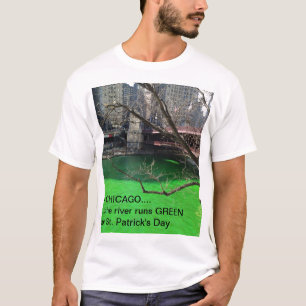 T-shirt Chicago la rivière Green pour le jour de St