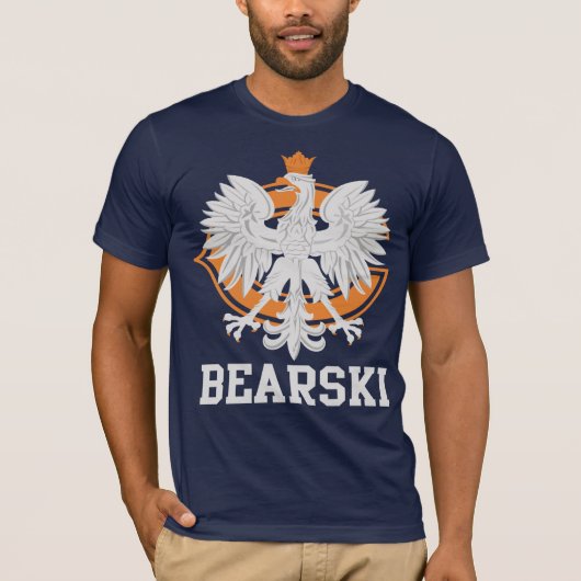T-shirt Chicago Polish Bearski Heritage (Devant)