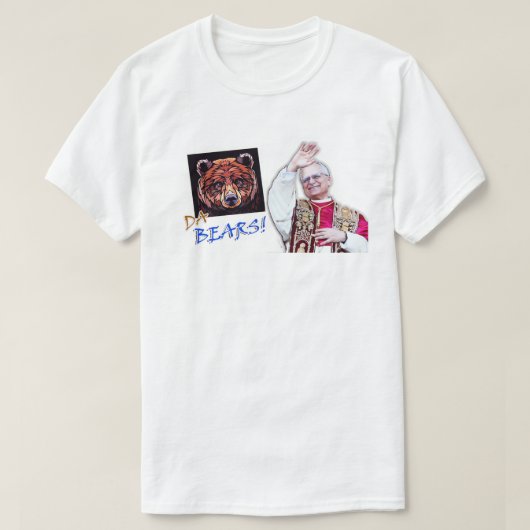 T-shirt Chicago Pride Bears & Pope Leo (Design devant)