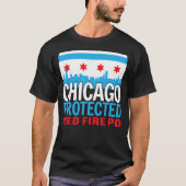 T-shirt Chicago Protected Fire PD, Chicago Souvenir (Devant)