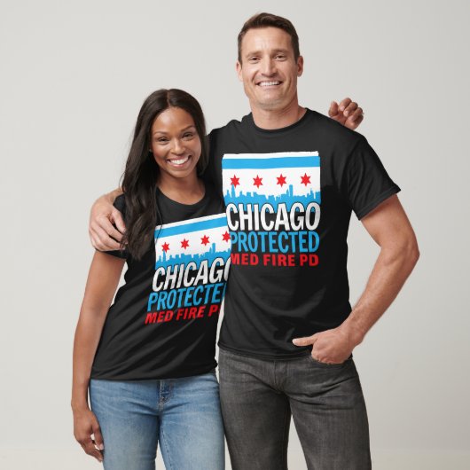 T-shirt Chicago Protected Fire PD, Chicago Souvenir (Unisexe)