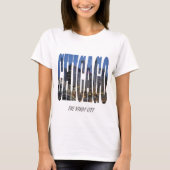 T-shirt Chicago Skyline (Devant)