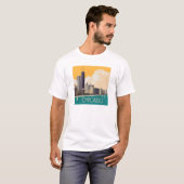 T-shirt Chicago | Skyline moderne (Devant entier)