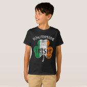 T-shirt Chicago Southside Irish Flag St. Patrick's Day  (Devant entier)