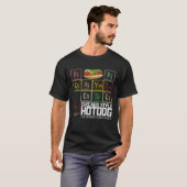 T-shirt Chicago Style Hot Dog Periodic Dinner Table of Ele (Devant entier)