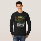 T-shirt Chicago Style Hot Dog Periodic Dinner Table of Ele (Devant entier)
