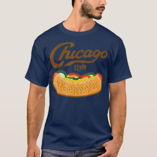 T-shirt Chicago Style Hot Dog Summer
