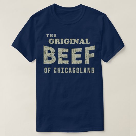 T-shirt Chicago TShirtLe boeuf original de Chicagoland 0 T (Design devant)