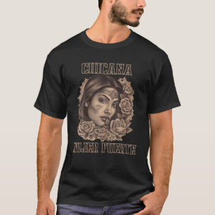 T-shirt Chicana Chola Style Lowrider Vêtements Mexicains A