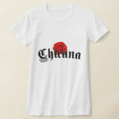 T-shirt Chicana Rose Rouge (Poser)