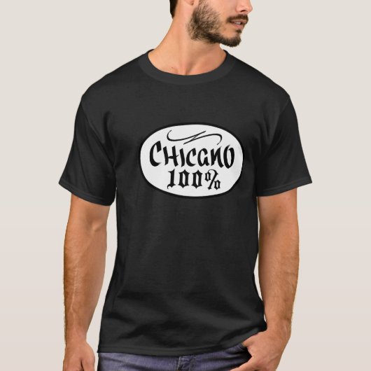 T-SHIRT CHICANO 100% (Devant)