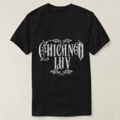 T-shirt Chicano aime noir (Design devant)