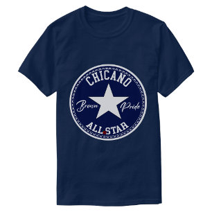 T-shirt Chicano All Star Brown Pride