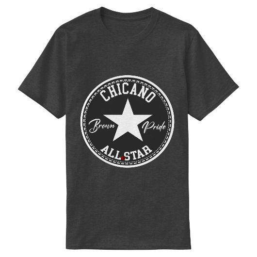 T-shirt Chicano All Star Brown Pride