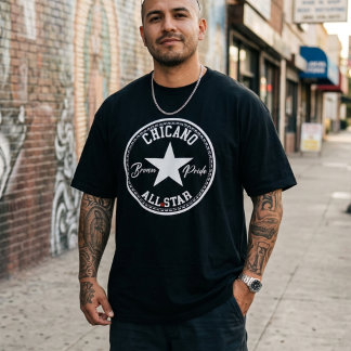 T-shirt Chicano All Star Brown Pride