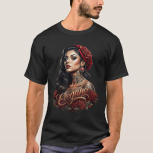 T-shirt Chicano Chicana La Raza Barrio Tatouage Art Décès