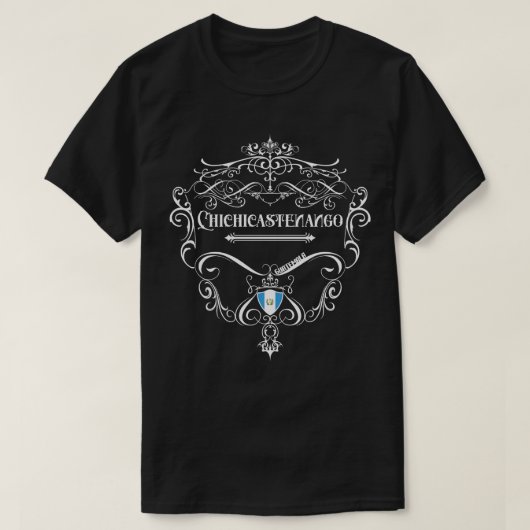 T-shirt Chichicastenango design Vintage 1 (Design devant)